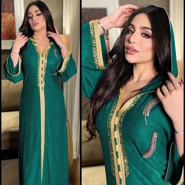 

ethnic clothing eid mubarak muslim abaya dubai turkey islam arabic long dress abayas dresses for women kaftan robe arabe longue djellaba fem, Red