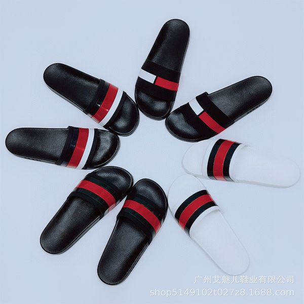 

year round 2021 spring and summer color beach hollow slippers men's women's flip flops large size 48 zly zly, Black