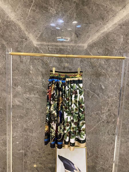 

2021 spring new women's skirt silk multicolor elegant sicily 7af5, Black