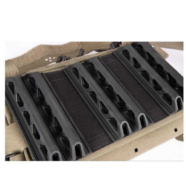 

triple soft breathable support pad for tactical vest, Camo;black
