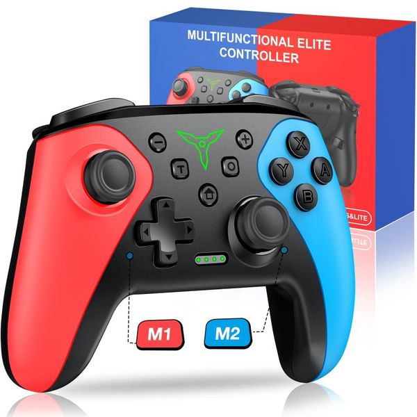 

game controllers & joysticks wireless gamepad for switch support pc x-input mode video consoles with wake-up programmable turbo joy