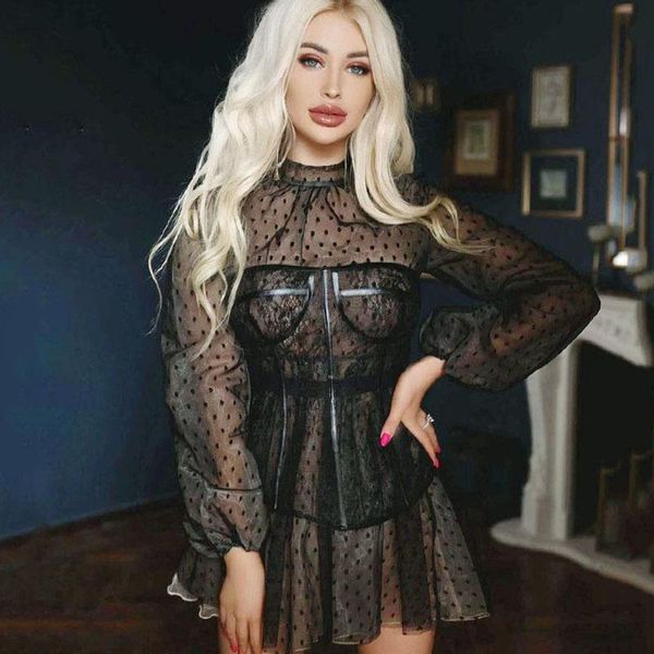

bustiers & corsets gothic corset dress overbust lace long torso puff sleeve spring autumn women fashion fajas, Black;white