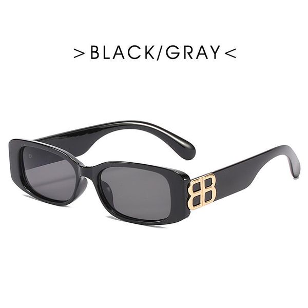 

sunglasses 2021 european and american fashion trend women's men's bright black retro glasses, White;black