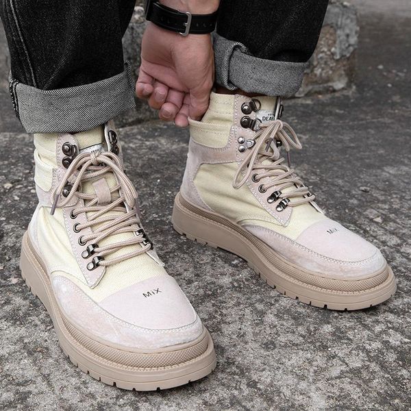 

boots breathable cuero casual sale masculino mens hombre leather para flat shoe de causal male man leisure 2021 shoes sapato, Black