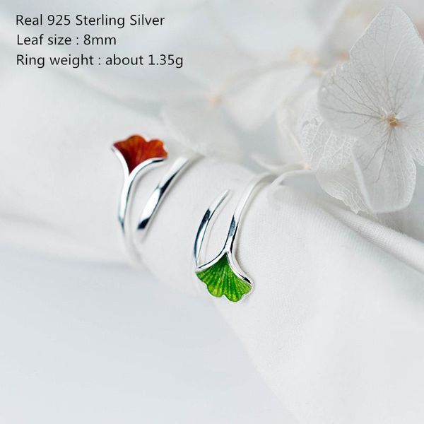 

wedding rings buyee real 925 sterling silver lover couple ring classical clover leaf simple party for women fashion jewelry gift, Slivery;golden