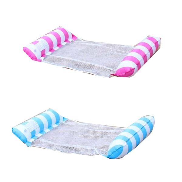 

life vest & buoy floating bed inflatable water hammock lounger pool chair, portable