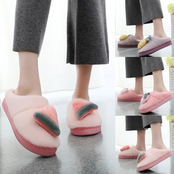 

slippers women cute outside non women's winter home bow indoor non-slip shoes casual warm zapatos de mujer #123035, Black