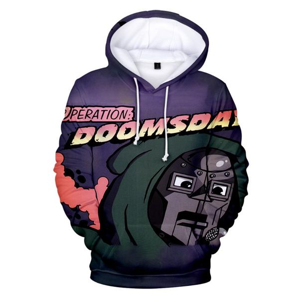 

men's hoodies & sweatshirts r.i.p mf doom hoodie 3d sweatshirt long sleeve women tracksuit music star fans idol clothes super, Black