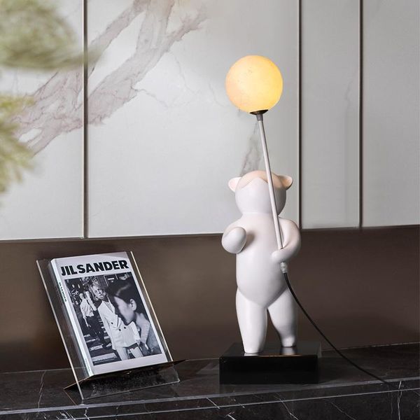 

table lamps modern simple lamp for living roombedroom model room balloon polar bear crafts el club lobby soft decoration