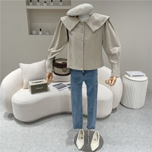 

spring summer women's fashion releases versatile shirt bobi, White