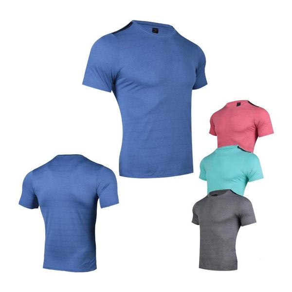 

running sport tshirt fitness quick dry m-9xl plus size solid color short sleeve training breathable material gym men t shirt, Black;blue