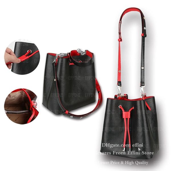 

orignal fashion luxurys shoulder bucket women designers presbyopic shopping genuine leather handbag sling crossbody bag