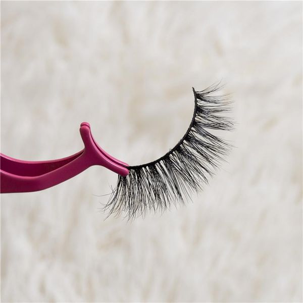

false eyelashes natural long mink wholesale synthetic vegan lashes silk vendor