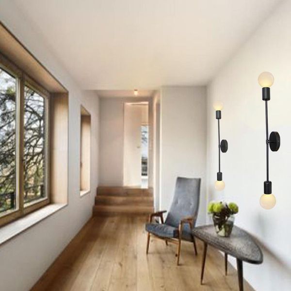 

wall lamp vintage light wood bedside living room aisle cabecero de cama espelho