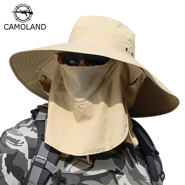 

stingy brim hats summer sun hat bucket men women boonie with neck flap outdoor uv protection large wide hiking fishing mesh breathable, Blue;gray