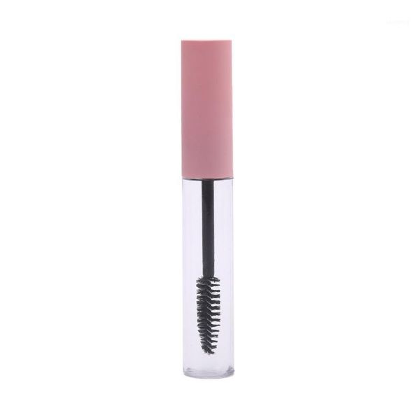 

storage bottles & jars 10ml mini empty diy clear black white mascara tubes with pink lid round cosmetic make up tools refillable