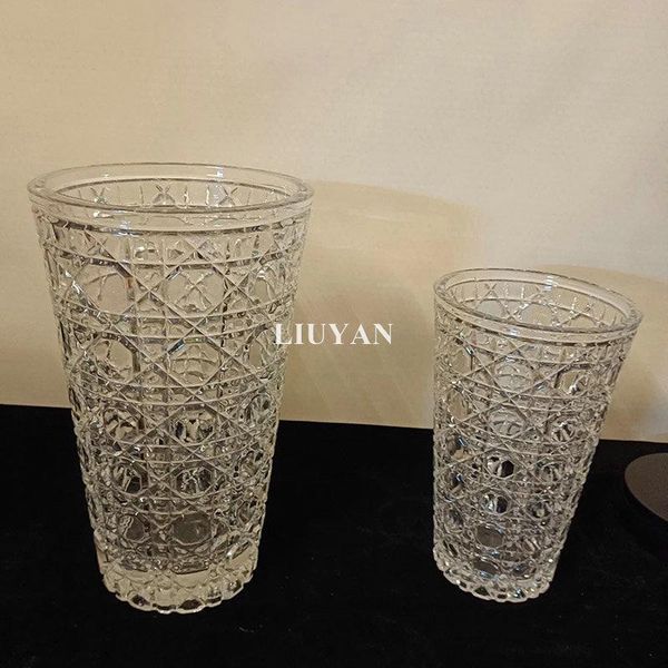 

vases crystal vase high-end glass jardiniere fashion home decoration