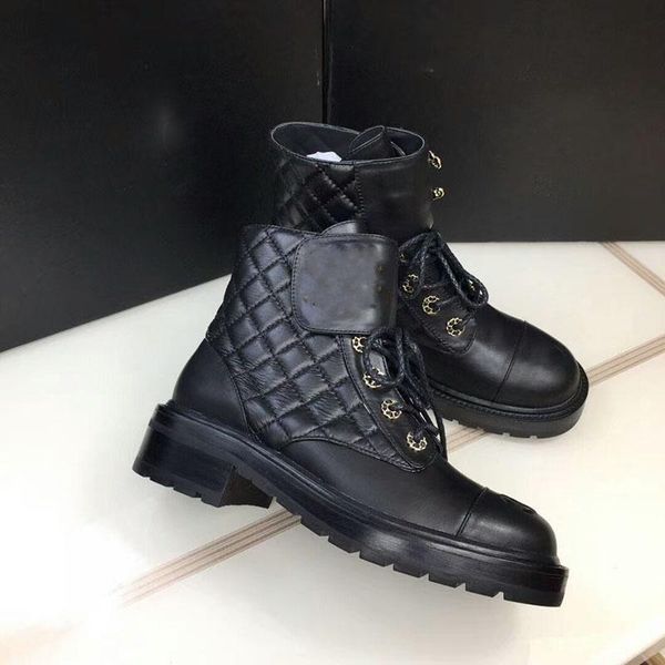 

boots 2021 s platform shoes woman ankle rhombus botas mujer round toe zapatos de mixed color concise, Black