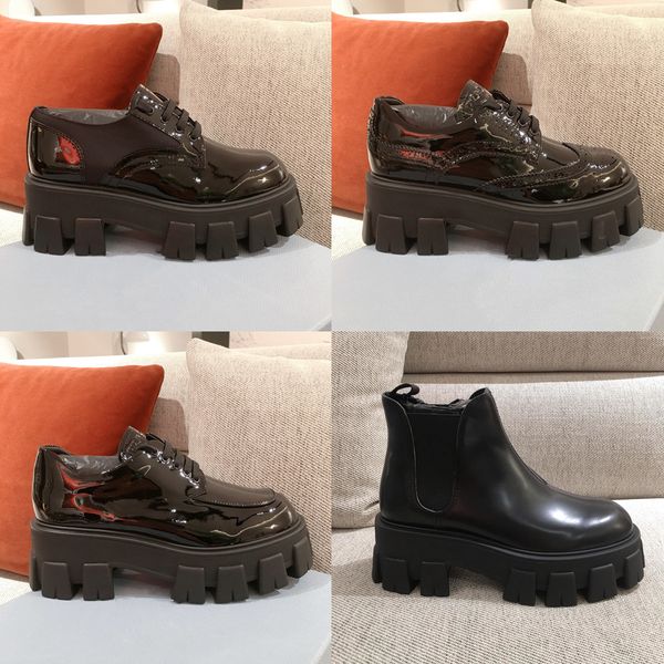 

catwalk style thick-soled women's shoes designer comfortable leather casual luxury ladies classic shoes, Red;white