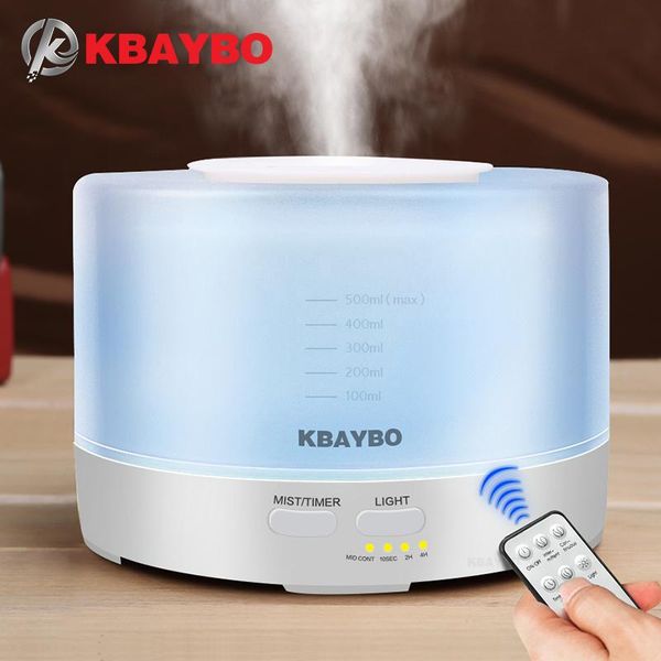 

humidifiers 400 to 500ml remote control ultrasonic air aroma humidifier 7 color led light electric aromatherapy essential oil diffuser