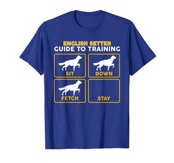 

English Setter T-Shirt | Funny Guide To Training, Mainly pictures