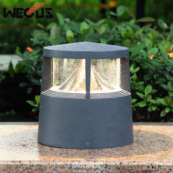 

2021 new modern led to the open air yard lighting garden aluminum fence aquarium street gate brassiere front door light lawn ts0u