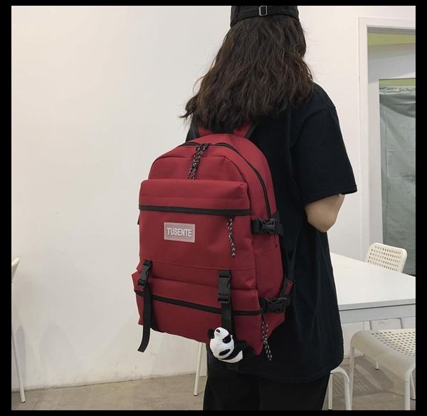 

backpack bb194 male high school large capacity canvas campus student japanese female 2021