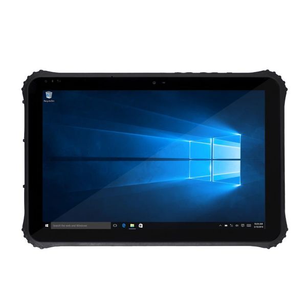 

12 inch windows industrial tablet with nfc scanner with charging dock