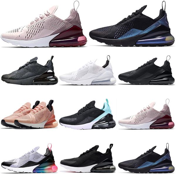 

2021 running shoes mens womens mx 270 triple white black pink barely rose be true gold regency purple teal tiger outdoor sports walking trai