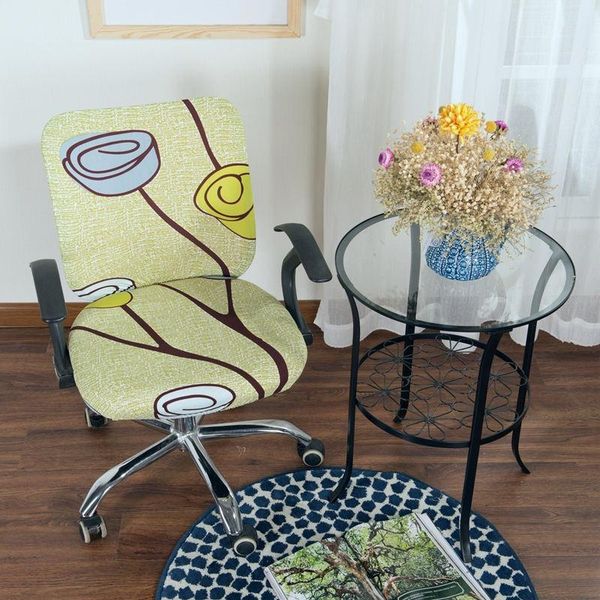 

chair covers universal size jacquard cover computer office elastic armchair slipcovers seat arm stretch rotating lift