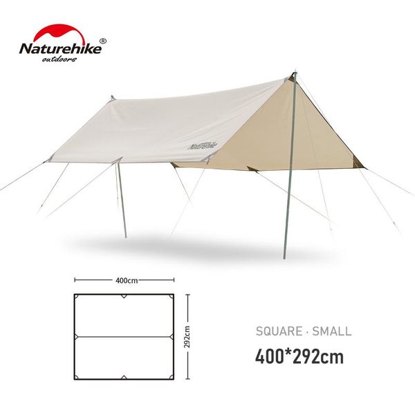 

tents and shelters naturehike 4-6 person family 150d oxford cloth waterproof sunscreen outdoor ultralight large awning camping picnic tent