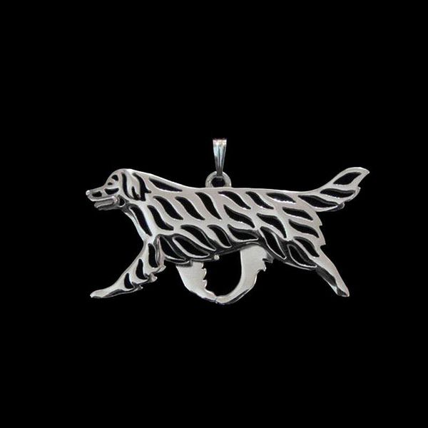 

pendants 2021 fashion silver alloy women's metal leonberger, Black
