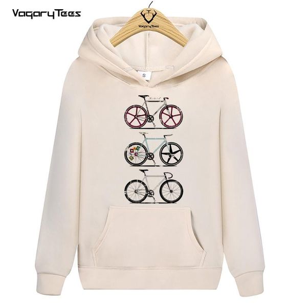 

men's hoodies & sweatshirts i love fixed gear bicycle bike vintage graphic this is how roll print classic pullovers sweatshirt cool t, Black