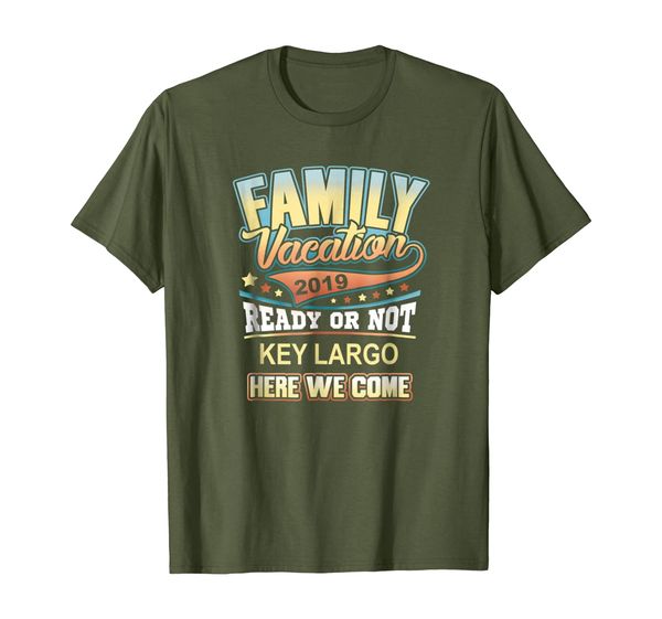 

key largo family vacation 2019 shirt, White;black