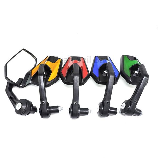 

motorcycle mirrors 6 colors plane mirror handlebar bar end side universal rearview motorbike scooter