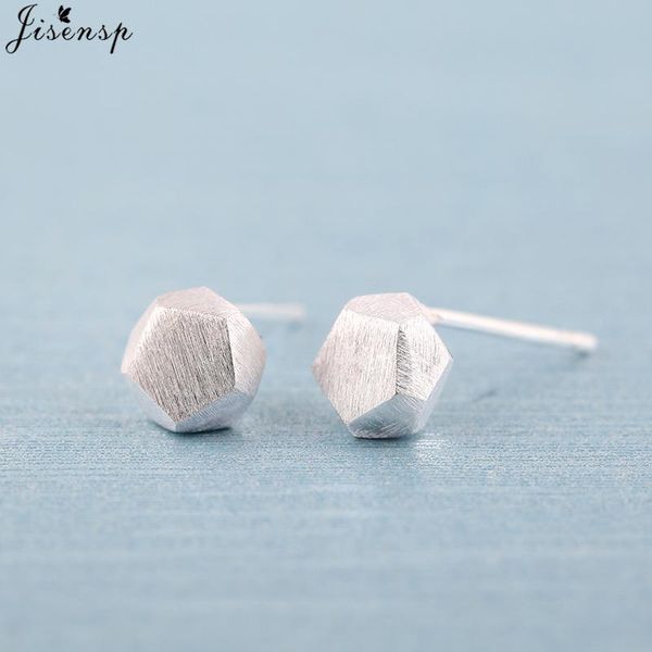 

stud jisensp 925 silver jewelry simple cone earrings cute small hammer women birthday gift geometric christmas earings, Golden;silver