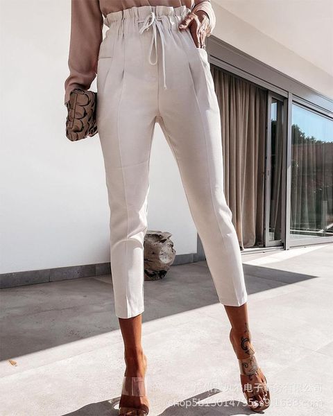 

women's pants & capris casual clothing 2021 fashion bud pencil, Black;white
