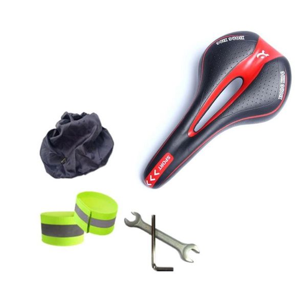 

bike saddles mpeda absorbing hollow bicycle saddle anti-skid gel pu extra soft mountain mtb road cycling seat
