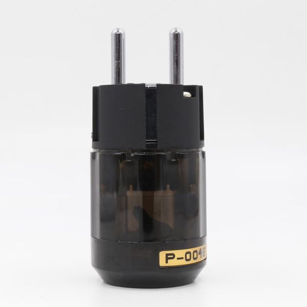 

smart power plugs 2pcs rhodium plated p004e schuko plug male connector hifi
