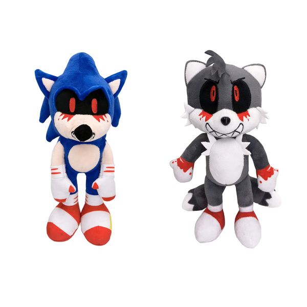 

dhl 28cm arrival plush toy sonic exe game spirit hell thars plush action figures wholesale stuffed animals toys christmas gift