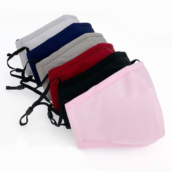 

face mask designer kids pure color cotton washable three-dimensional spot student anti-fog pm2.5 dust-proof child facemask