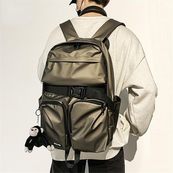 

backpack vintage luxury men's fashion youth travel cool university school backpacks trend brand designer men bags