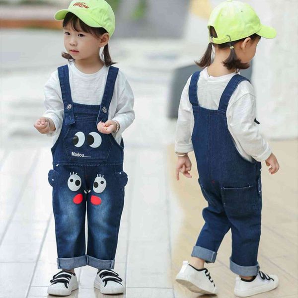 

cowboy rompers suspenders kids jeans baby romper spring boys girls children jumpsuit pants toddler trousers clothes, Blue