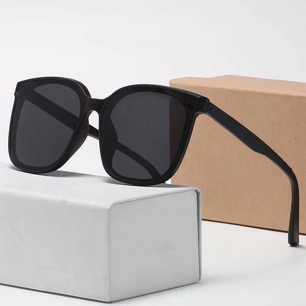 

men big frame sunglasses uv protection brand vintage women designer sun glasses with box and packaging, White;black