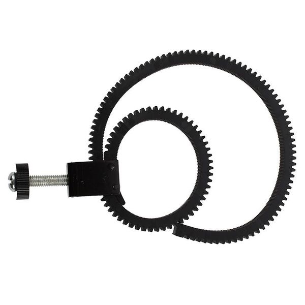 

adjustable flexible lens follow focus gear ring belt for dslr camcorder camera black