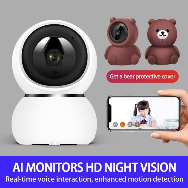 

cameras hd 1080p ip camera security tracking wifi wireless cctv surveillance ir night vision p2p baby monitor pet