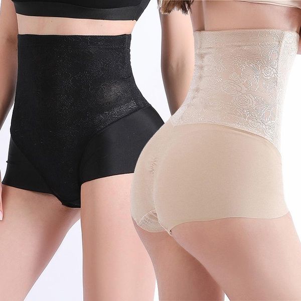 

women's shapers women bulifter slimming control tummy body shaper underwear high waist panties corrective seamless lingerie sexy, Black;white