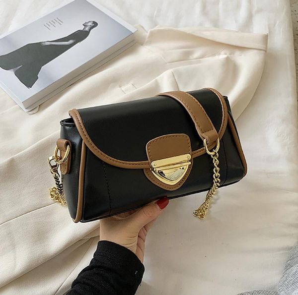

evening bags 2021 female colorful shoulder bag korean style vintage color handbag