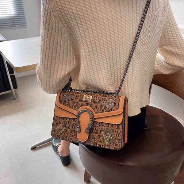 

hbp net red bag female new autumn fashion korean version versatile shoulder ins chain messenger small square1th
