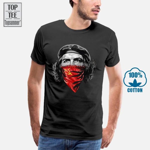 

men's t-shirts che guevara t-shirt men brand with print big sizes cotton black t shirt vintage tshirt a0015, White;black